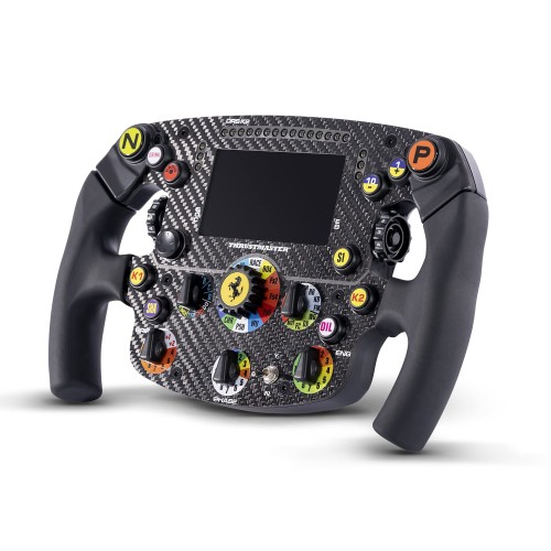 Volan Gaming Thrustmaster Formula Wheel Add-On Ferrari SF100 Edition, Multiplatforma, Fibra De Carbon
 Volan Gaming Thrustmaster Formula Wheel Add-On Ferrari SF100 Edition, Multiplatforma, Fibra De Carbon