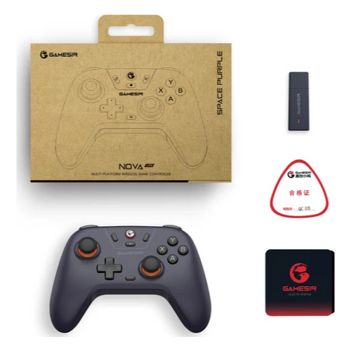 Controller wireless Gamesir Nova Lite, compatibil PC/Switch/Steam/iOS/Android, Space Purple
 Controller wireless Gamesir Nova Lite, compatibil PC/Switch/Steam/iOS/Android, Space Purple