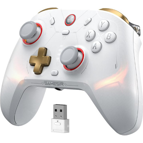 Controller wireless Gamesir Cyclone 2, compatibil PC/Switch/Android/iOS, White
 Controller wireless Gamesir Cyclone 2, compatibil PC/Switch/Android/iOS, White