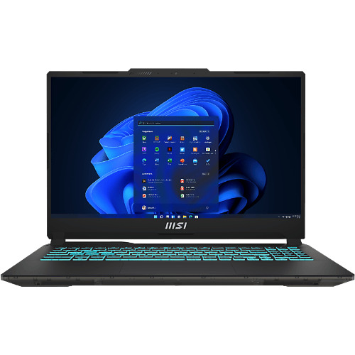 Laptop Gaming MSI Cyborg 15 AI A1VFK, 15.6 Inch FHD IPS 144 Hz, Intel Core Ultra 7 155H, 16 Gb RAM DDR5, 500 Gb SSD, nVidia GeForce RTX 4060 - 8 Gb, Wi-Fi 6, USB 3.2, USB-C, HDMI, Ethernet, Jack 3.5mm, Translucent Black

