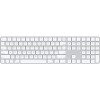 Tastatura Apple Magic Keyboard (2024) cu Touch ID, Numeric Pad, INT. Layout, USB-C, A3119, White