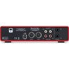 Interfata audio USB Focusrite Scarlett 2i4 2nd Gen, 2x Analogic, 2x Microfon, intrare XLR , Iesire Casti 6.3mm, Rosu
