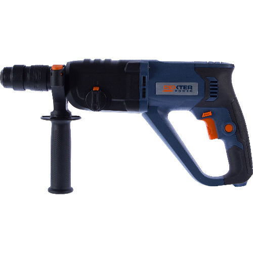 Ciocan rotopercutor electric Dexter Power PDH26G1, 1100W, 3.5J, 1000rpm, 3 Trepte putere, Dimensiune mandrina 13mm, Albastru/Negru