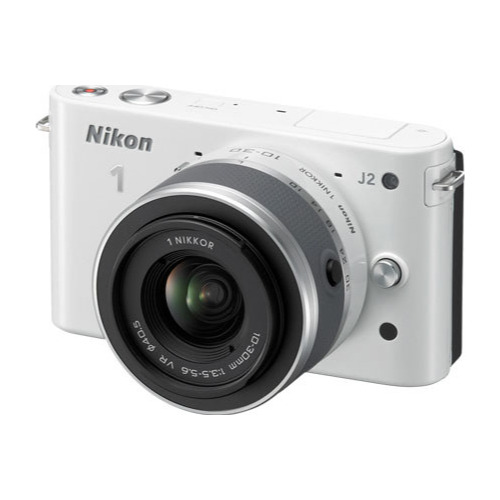 Aparat foto Mirrorless Nikon 1 J2, White Aparat foto Mirrorless Nikon 1 J2, White