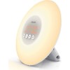 Ceas cu lumina Philips HF3500, 10 setari de iluminare, Functie de amanare, 4 niveluri de luminozitate, Alb