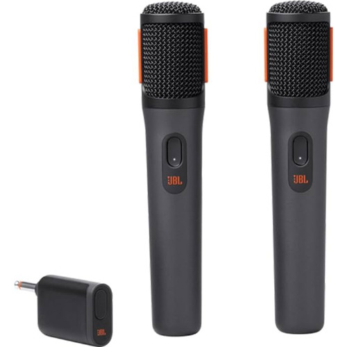 Set 2x microfoane Wireless JBL Partybox, 50Hz - 15KHz, 2.4GHz, Negru