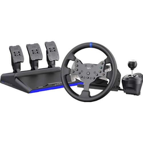 Volan Gaming PXN V99 + Pedale + Schimbator pentru PC/PS3/ PS4/Xbox One

