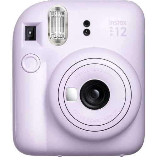 Camera foto instant Fujifilm Instax Mini 12, Distanta focala 60mm, Bitz, Liliac Purple