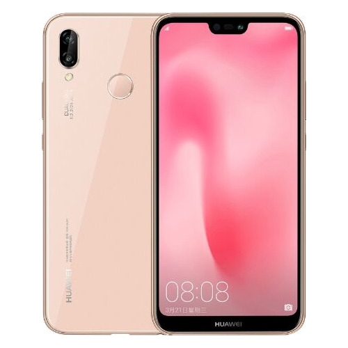 Huawei P20 Lite , 64 Gb, 4Gb RAM, Single SIM, 4G, MicroSDXC, Jack 3.5 mm, USB Type C, Sakura Pink
