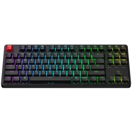 Tastatura Gaming Mecanica Cu Fir Keychron C3 PRO C3PX-H3, 8K Hz Polling Rate, Brown Switch, USB, QWERTY, Black
