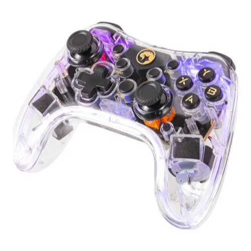 Controller wireless Marvo Ghost 40 GT-88, USB-C, 213g, Transparent