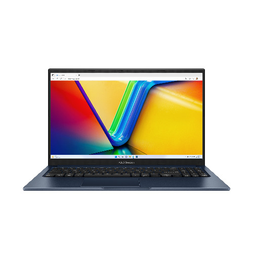 Laptop ASUS VivoBook 15 F1504V, Display 15.6 inch FHD, Intel Core i7-1355U 10-Core, 5.0GHz, 16 Gb RAM 3200 MHz, SSD 512 Gb PCIe M.2, Intel Iris Xe Graphics, Wi-Fi 6, HDMI, USB-C, Jack 3.5mm, Quiet Blue