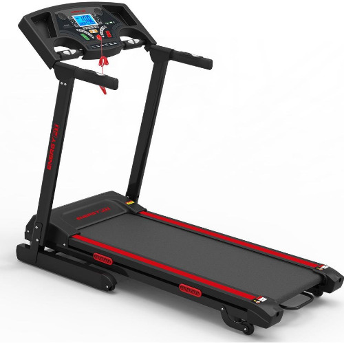 Banda de Alergat cu Inclinare Automata Energy Fit MT10A, Viteza maxima 12km/h, Greutate Maxima Utilizator 130kg, Mp3 input, USB, Boxe Incorporate, Pliabila pe Cilindru, Roti Transport

