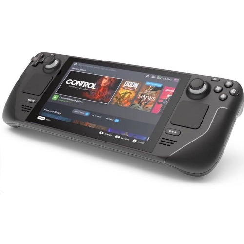Consola portabila Valve Steam Deck, 7 inch, 1 Tb NVMe, 16 Gb RAM, AMD Zen 2, RDNA 2, TrackPad, Wi-Fi, Bluetooth, Giroscop, SteamOS
