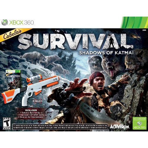 Shooter Gun Cabela's Survival Shadows of Katmal - Joc Xbox 360
