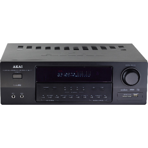 Amplificator Akai AS110RA-320, 5.1, 90W RMS, 8 Ohm. 20 - 20000 Hz, Telecomanda, Negru
