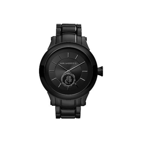 Ceas Unisex Karl Lagerfeld Kl-1201, 44mm ,Analogic, Quartz, Oțel  Inoxidabil, WR 100M, Negru
