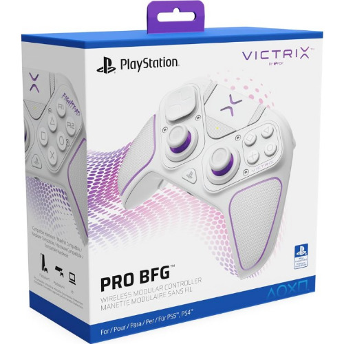 Controller wireless modular PDP Victrix Pro BFG, PS5, PS4, PC, Alb

