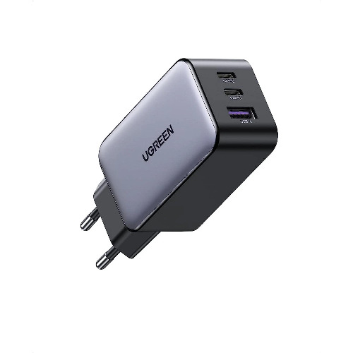 Incarcator UGREEN CD244 AC, 1 USB-A QC4.0, 2 USB-C, 65W, PD3.0, Negru
