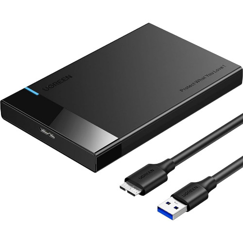 Carcasa externa Ugreen SATA HDD/SSD 2,5 inch, negru
