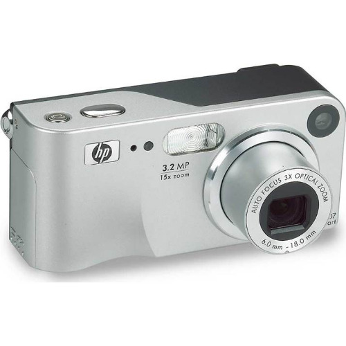 Aparat Foto Digital HP PhotoSmart M307, 3,2 Mpx, 3x Zoom Optic, 5x Zoom Digital, Argintiu

