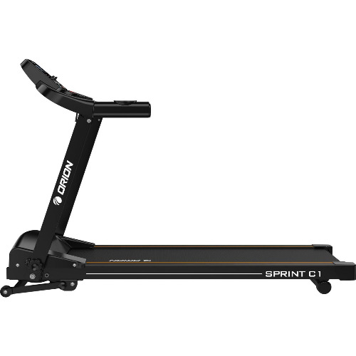 Banda de Alergat Orion Sprint C1, Afisaj LCD 3.5 Inch, 1.5 CP, 0.8 - 12 Km, 12 Programe Presetate, Sarcina Maxima 100 Kg
