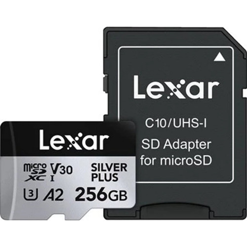 Card de Memorie Lexar Profesional Silver Plus microSDXC 256GB UHS-I V30
 Card de Memorie Lexar Profesional Silver Plus microSDXC 256GB UHS-I V30