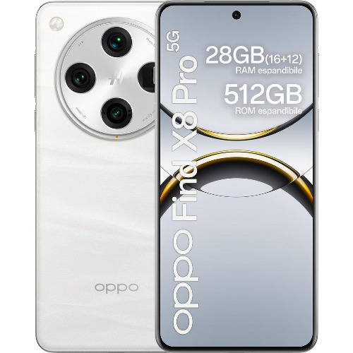 Oppo Find X8 Pro, 512 Gb, Dual Sim, Pearl White