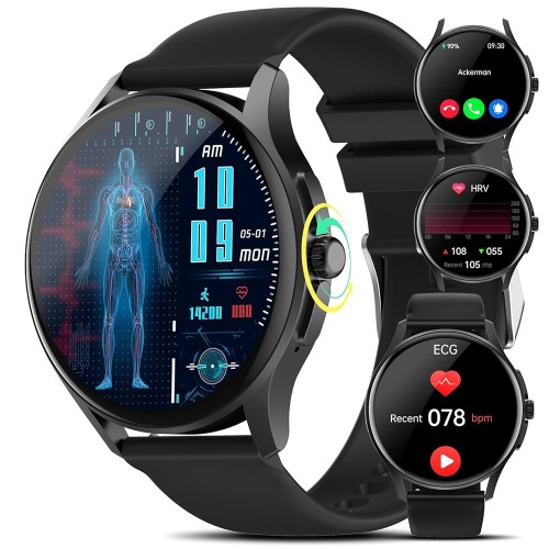 Smartwatch Marsyu MT300ECG 1.4 Inch, AMOLED, Blood Pressure, Sleep Monitor, Step Counter (Produs NOU!) - Garantie 24 LUNI
 Smartwatch Marsyu MT300ECG 1.4 Inch, AMOLED, Blood Pressure, Sleep Monitor, Step Counter (Produs NOU!) - Garantie 24 LUNI