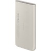 Acumulator extern Samsung Super Wireless Battery Pack EB-U2510, Fast Charge (25W), 10000mAh, Dual USB-C, Bej