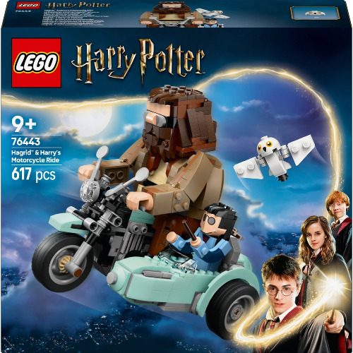 LEGO Harry Potter - Hagrid and Harry's Motorcycle Ride 76443, 617 pcs
