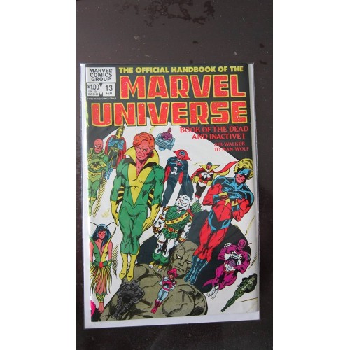 Benzi Desenate Marvel Comics Group - The Official Handbook Of The Marvel Universe - Book Of The Dead And Inactive - Air-Walker to Man-Wolf #13 FEB
