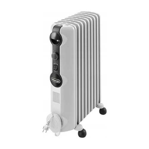 Radiator electric cu ulei De'Longhi Radia S TRRS0920, 2000W, 3 nivele de putere, Functie anti inghet, Protectie la supraincalzire, Alb