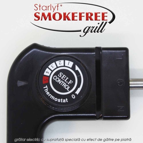 Gratar Electric Fara Fum Starlyf Smokefree Grill, 30.5/40.5 cm, 5 Nivele De Incalzire, Suprafata Speciala Cu Efect De Gatire Pe Piatra (Produs NOU!)
 Gratar Electric Fara Fum Starlyf Smokefree Grill, 30.5/40.5 cm, 5 Nivele De Incalzire, Suprafata Speciala Cu Efect De Gatire Pe Piatra (Produs NOU!)
