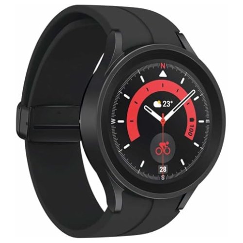 Smartwatch Samsung Galaxy Watch 5 Pro SM-R920, Bluetooth 5.2, Carcasa Titan, 45mm, Waterproof 5ATM, Black Titanium
