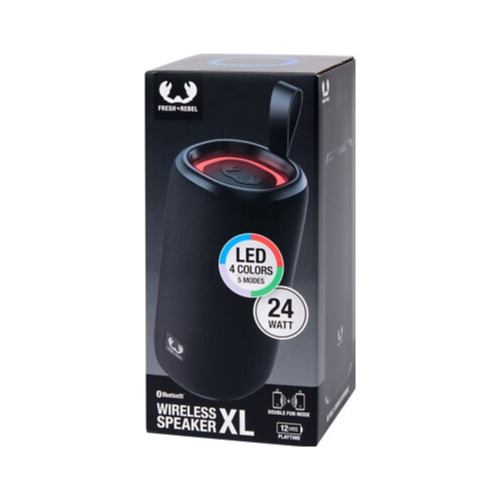 Boxa portabila Fresh'n Rebel Wireless Speaker XL, Bluetooth, Lumini LED, USB-C, Micro SD Slot
