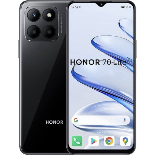 Honor 70 Lite 5G, 128Gb, 4Gb RAM, Dual Sim, Midnight Black
