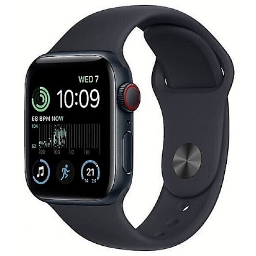 Apple Watch SE (Gen 2) 44 mm A2724, Cellular, Midnight Aluminium Case
 Apple Watch SE (Gen 2) 44 mm A2724, Cellular, Midnight Aluminium Case