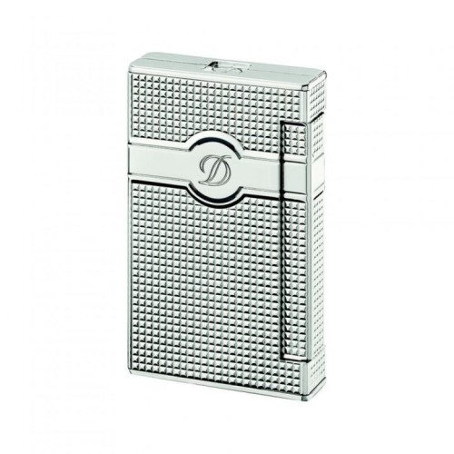 Bricheta S.T. Dupont PARIS 023005 Ligne 2 Torch, Diamond Heads, Paladiu, Argintiu
