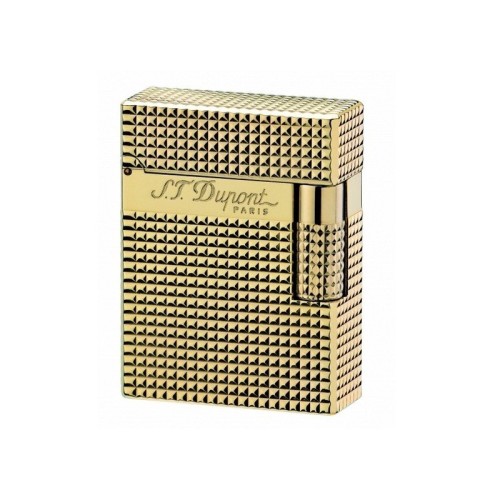 Bricheta S.T. Dupont PARIS 013410 Ligne 1 Gold Diamond Small, Yellow
