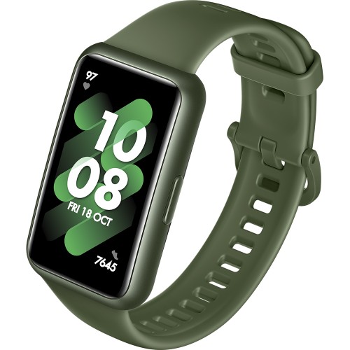 Bratara Fitness Huawei Band 7, AMOLED, Functii Sport, Bluetooth, Android/iOS, Wilderness Green
