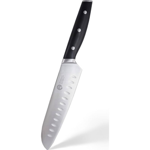 Cutit de bucatarie Small Santoku P500933 12 cm, MasterChef TV Series, Otel inoxidabil si TPE (Produs NOU!)
