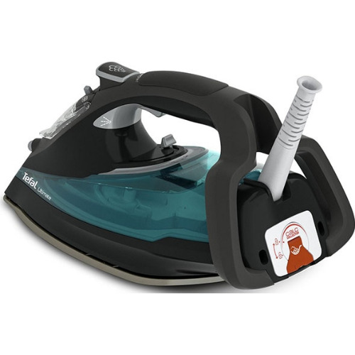 Fier de calcat TEFAL Ultimate FV9785E0, 3000W, 230g/min, 350ml, talpa Durilium AirGlide Autoclean, verde-negru
 Fier de calcat TEFAL Ultimate FV9785E0, 3000W, 230g/min, 350ml, talpa Durilium AirGlide Autoclean, verde-negru