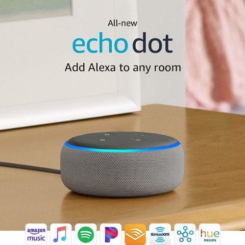 Boxa inteligenta Amazon Echo Dot 3rd Gen, Bluetooth, Alexa
