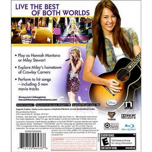 Walt Disney Hannah Montana The Movie - Joc PS3
