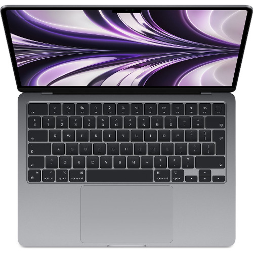 Apple MacBook AIR 13 2022, A2681, Display 13.3 inch Retina IPS, Apple M2 8-Core, 16 Gb RAM LPDDR5, SSD 256 Gb, 8-Core GPU, Touch ID, 2x Thunderbolt, Camera Web FHD 1080p, Space Gray
