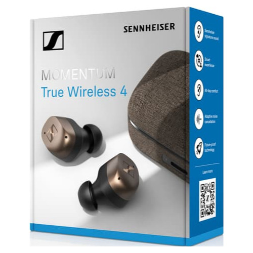 Casti In-Ear Sennheiser Momentum True Wireless 4, Bluetooth, Microfon, Black Copper
 Casti In-Ear Sennheiser Momentum True Wireless 4, Bluetooth, Microfon, Black Copper