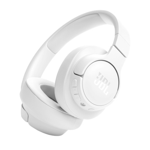 Casti wireless Over-Ear JBL Tune 720BT, JBL Pure Bass Sound, Bluetooth 5.3, Conexiune multi-point, Asistent vocal,White
