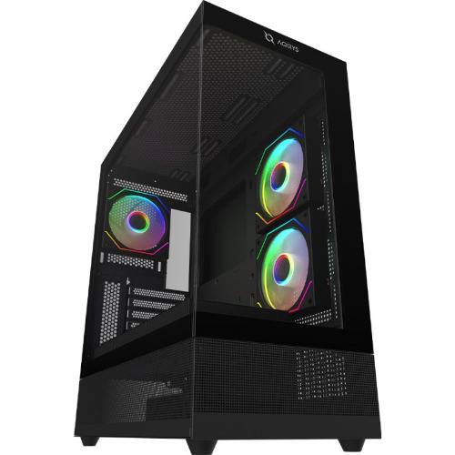 Sistem Desktop Gaming AQIRYS Antlia ARGB, Procesor AMD Ryzen 7 7800X3D 8-Core, 5.0GHz, 32 Gb RAM DDR5, SSD 1 Tb NVMe, AMD Radeon RX 7800 XT 16 Gb, USB 3.2, USB-C, HDMI, DisplayPort