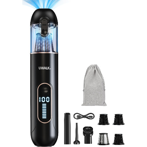 Mini aspirator masina Uwalk wireless 19000Pa Portable Mini Vacuum 7500mAh
